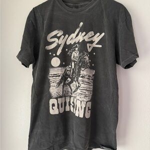 Coastal Cowgirl Grey Tee Shirt Top Womens Size L Large Sydney Quiseng